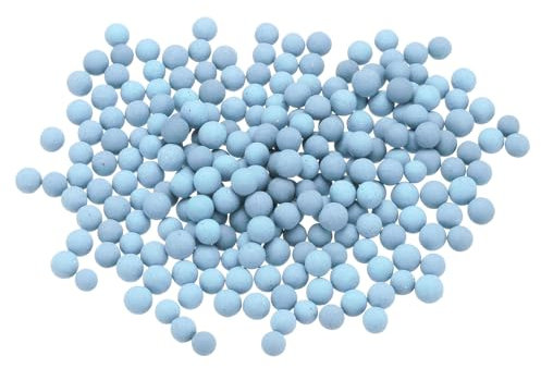 QUARKZMAN Cailloux d'Argile 3-5mm 0,88 Lbs Bleu Jardinage Boules en Pot pour la Culture Hydroponique, Fournitures de Vases, Décoration de Bonsaï
