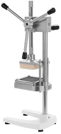 Tagliapatate manuale verticale Macchina per tagliare le patate Taglio commerciale Ravanello essiccato Cetriolo Bastoncino Cuber Striscia Tagliatrice,13MM