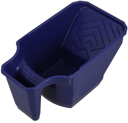 Housoutil Bac à Peinture Portable en Plastique Bleu Plateau Et Godet Peinture Prise en Main Ergonomique Meuble Et Bricolage Lot Usage Domestique