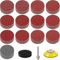 133 Stück Schleifscheiben Pad Kit Schleifteller 50mm Klett, Körnung 80,100,120,150,240,320,400,600,800,1000,1200,2000,3000, Schleifaufsatz für Akkuschrauber Bohrmaschine für Poliert Auto Metall Holz