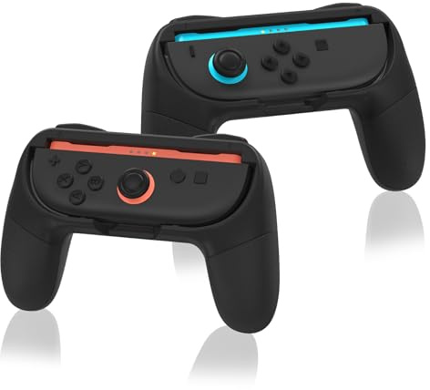 2Pack JoyCon Holder for Nintendo Switch 2, Controller Grip JoyCon Pad for Switch 2, Ergonomic Comfort Switch 2 Hand Grips Holder Kit, Gaming Accessories for Nintendo Switch 2 Left Right Joy-Con