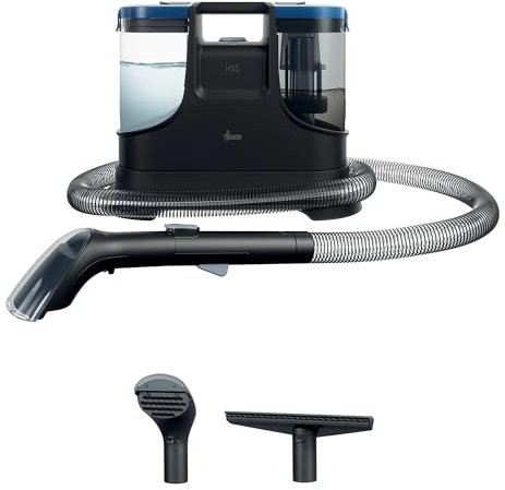 Hoover Nettoyeur Détacheur Shampouineuse Compact HS5 Cold, lave Tapis, Moquette, Canapé, Tissus, Sièges Voiture, Puissant 400W,Accessoire spécial Vitres, Double Réservoir, Idéal Animaux HS500