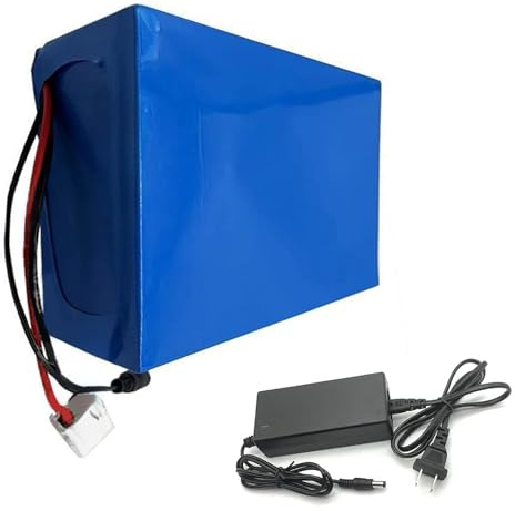 GNIUBBDB 72V 20Ah E-Bike batería de Iones de Litio con Cargador de 84V 3A 20S3P Bicicleta Eléctrica Scooter Batería incorporada BMS para 250W 500W 750W 1000W Motores XT60 Plug