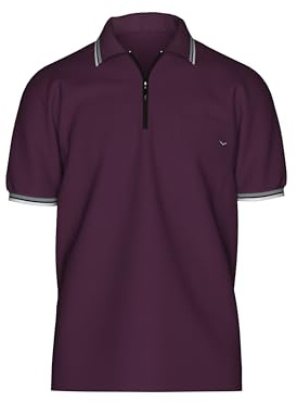 Trigema Herren Trigema Poloshirt mit Reißverschluss Poloshirt (1er Pack)