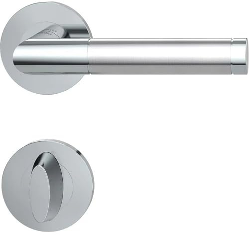 Griffwerk LOREDANA PROFESSIONAL - Edelstahl - WC-Rosettengarnitur