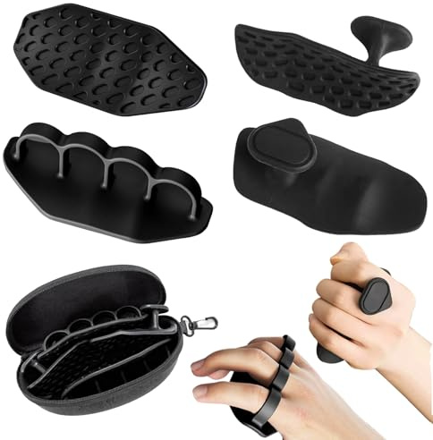MSLHUB Halkskydd silikon grepphjälpmedel för styrketräning 2 par ergonomiskt gummi gym grepp styrketräning styrketräning styrketräning hantelträning