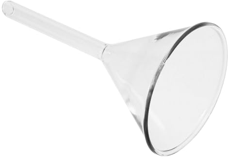 Veemoon Embudo de Sólido Triangular Resistente Alta Temperatura para Laboratorio Químico Analítico Reutilizable