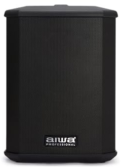 AIWA AX-1PRO Enceinte Active Portable avec Batterie, 100 W RMS avec DSP, Bluetooth 5.0 TWS, 3 canaux de mélange, 106 DB, entrées XLR/Jack, USB, Poteau 35 mm
