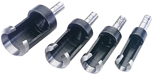 Draper 87806 - Taladro de brocas huecas huecas para madera (4 piezas)
