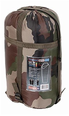Tampere Schlafsack, Thermo-Bag, 400, für Camping, Natur, Outdoor, militärisch, Camouflage