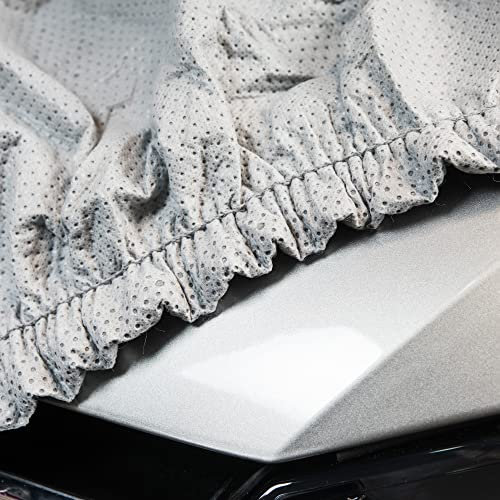 SOFTGARAGE Vollgarage Basic 3-lagig lichtgrau Indoor Outdoor atmungsaktiv wasserabweisend Car Cover Ganzgarage Autoplane Autoabdeckung Artikel 201010-0005BTO