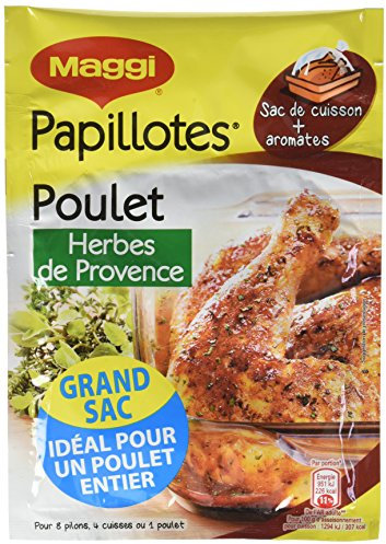 Maggi Papillotes Poulet Herbes de Provence (1 Sachet) - 34g