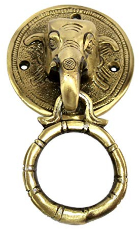 eSplanade Zahlungs-Management Bronzepferdekaninchen-Ren-Elefantklopfer Elefant Golden