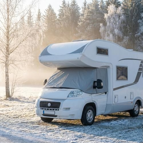 deiwo® Frontschutzplane passend für FIAT Ducato Typ 250 | 2006-2014 | Thermomatte | Bugschutzplane