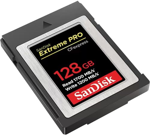 SanDisk Extreme PRO Cfexpress Card Type B, 128GB, Up To 1700MB/S, for RAW 4K Video
