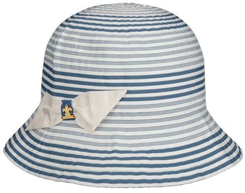 LIERYS Janalia Stoffhut Geringelter Glockenhut Made in Italy Damen Frühjahr Sommer blau One Size