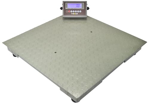 Bilancia Industriale Con Piattaforma 80cm x 80cm Portata 3000kg & Display LCD - T-MECH