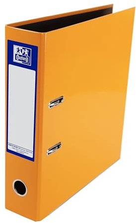 Oxford Premium A4 spak bågfil, orange enkel mapp, slitstark