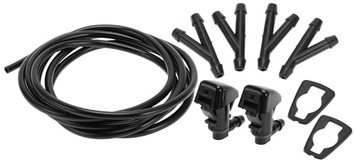 TUCKBOLD Windschutzscheibenwaschdüse Für Jeep Grand Cherokee 11-17 1 Set | Kunststoff, Schwarz, OE-Nr.: 68260443AA, Langlebig