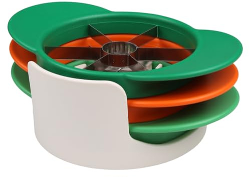 UPPFYLLD Affettafrutta colorato, set di 4 pezzi