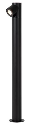 LUCIDE IBAMBA - Pollerleuchte - LED - 1x6W 3000K - IP65 - Schwarz