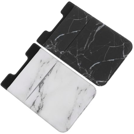 DIYEAH 2 Pezzi Portacarte per Smartphone con Adesivo Custodia per Design Antiscivolo e Effetto Facile Applicare Usare
