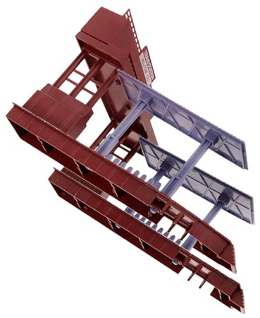 Angoily Train Platform Model for Railway Station Decorative Simulation Toy Compatible Model Train and Diorama Accessories