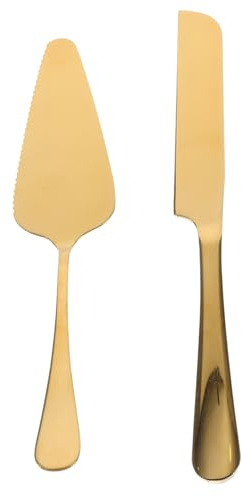 POPETPOP Coltelli Per Torta in Acciaio Inossidabile Tagliapasta Per Torte e Paletta Per Affettare Pane Pizza Formaggio e Bistecche Facile Da Pulire e Resistente