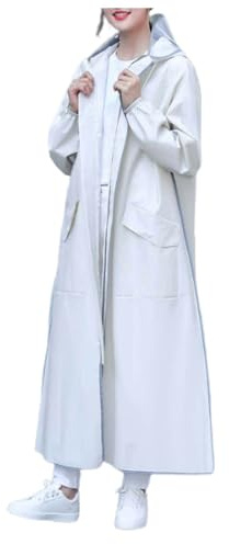 Poncho Pluie Imperméable Femme Réutilisable Cape de Pluie Femme Léger Respirant avec Capuche Ponchos et Capes Imperméables pour Velo Moto Manteaux Impermeables de Randonnée Poncho Impermeable Adulte