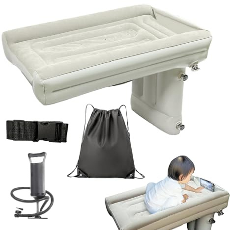 Lit De Voiture Pour – Coussin D'air Portable À Gonflage Rapide, Fonction De Support De Coussin De Couchage Pour Siège Arrière, Fonction De Matelas Gonflable Confortable Pour Siège Arrière Pour