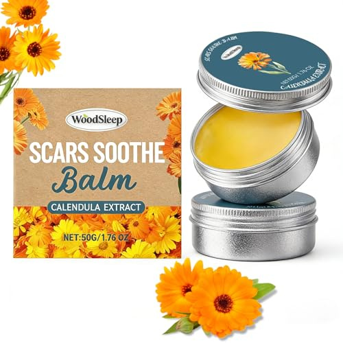 2 Stück Ringelblumensalbe,Natural Ingredients Miracle Balsam | mit hohem Gehalt an Calendula Extrakt,Calendula Creme für Pflege bei trockener&gereizter Haut,Ringelblumen Creme,Natürlicher
