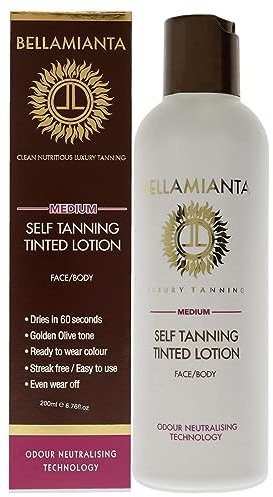 Bellamianta - Lozione autoabbronzante, 150 ml, medium