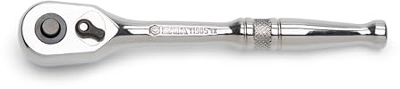 SATA ST11905ST Umschaltknarre, Ratsche 1/4/ 6,35 mm, mit 60 Zähnen und einem 6° Betätigungswinkel