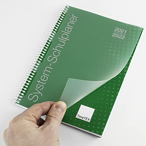 TimeTEX Klick-Schutz-Cover für Spiralbindung A5, wieder verwendbar - 10502