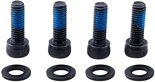 U/D 4 x Stahlschrauben für Fahrrad Radfahren MTB Scheibenbremse Bremssattel Adapter (?M6 x 30 mm)