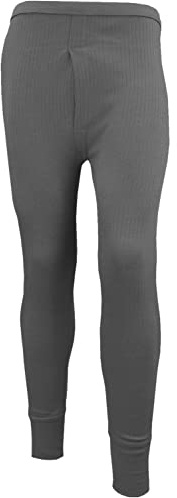 989Zé ENZO Mens Thermal Bottoms Long Johns Bottom Trouser Underwear Ski Winter Warmer Stretch Pants (Grey, 6XL)