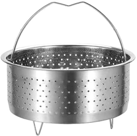 Puooifrty Edelstahl-Dampfgarer für Instant Cooker mit Schnellkochtopf Reisdampfer