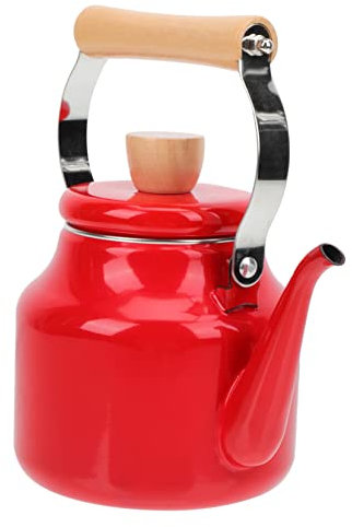 Cafetière en émail Théière en émail Bouilloire à eau Bouilloire à thé turque Café de camping Mini théière cuisinière Bouilloire en émail domestique en acier inoxydable Bouilloire chauffante en émail