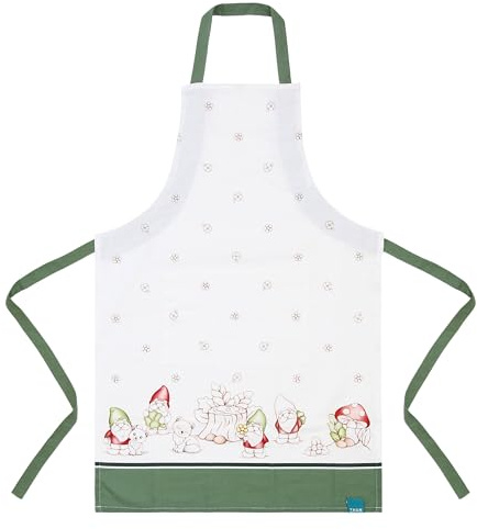 Thun - Grembiule in cotone, 80 x 60 cm, collezione Inverno Incantato