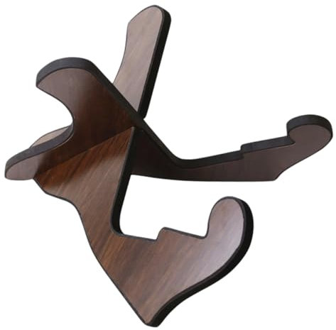ifundom Holz Gitarrenständer Bodenständer Vertikaler Gitarrenständer Gitarrenhalterung Aus Holz Gitarren-aufbewahrungsregal Für Zuhause Tragbares Gitarrenregal Instrumentenzubehör