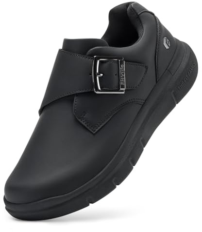 FitVille Mens Extra Wide Fit Loafer Leather Shoes | Casual,Comfortable,Diabetic Shoes for Swollen Feet,Edema,Plantar Fasciitis,Business,Formal,Dress,Loafer,Moccasins