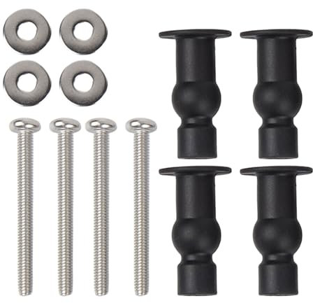 4pcs Toilettensitze Top Fix Schrauben Fixierungen Toilettensitze Scharniere Schrauben Toilettensitze Blindloch Fixierungen Dauer