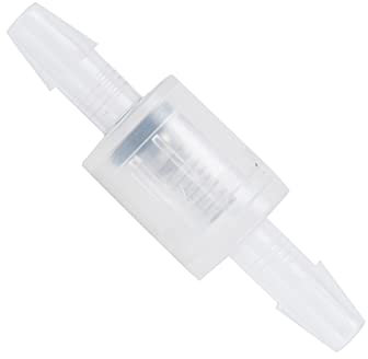 Check Valve PP, Nonslip Air Tightness Easy Install Pump Accessories for Various Liquids (3/16'')