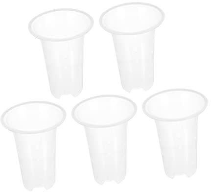 GANAZONO 5pièces Pot pour Orchidée Plastique Drainage Lot de Pots De Plantation pour Fleurs Et Jardinage
