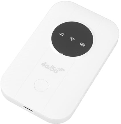 Vikye Tragbarer WiFi -Hotspot, 4G 5G Mobile Router 300 Mbit/S mit SIM -Kartensteckplatz für Reiseunterstützung Bis zu 10 Geräte USB C -Stromversorgung