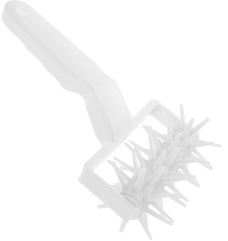 MAGICLULU Rullo per Impasto Pizza Punte Perforanti, Strumento Multiuso per Pizza, Pane e Pasticceria, Impugnatura Antiscivolo in Plastica, Accessorio Cucina per Cottura al Forno