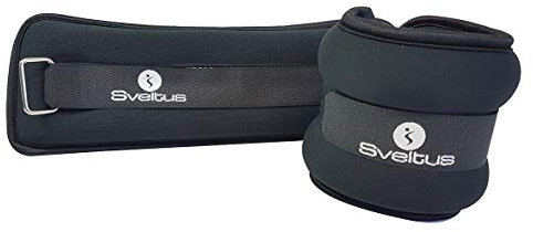 Neoprene Weighted cuffs 500 gr x 2, Schwarz