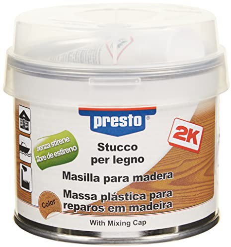 Presto 604416 Spezialspachtel Holzspachtel Dunkel, 250 g