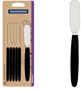 Tramontina 6pcs Butter Spreader Set (Black)