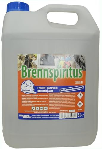 Robbyrob Brennspiritus 5 L, Weiß, 18 x 13 x 28 cm